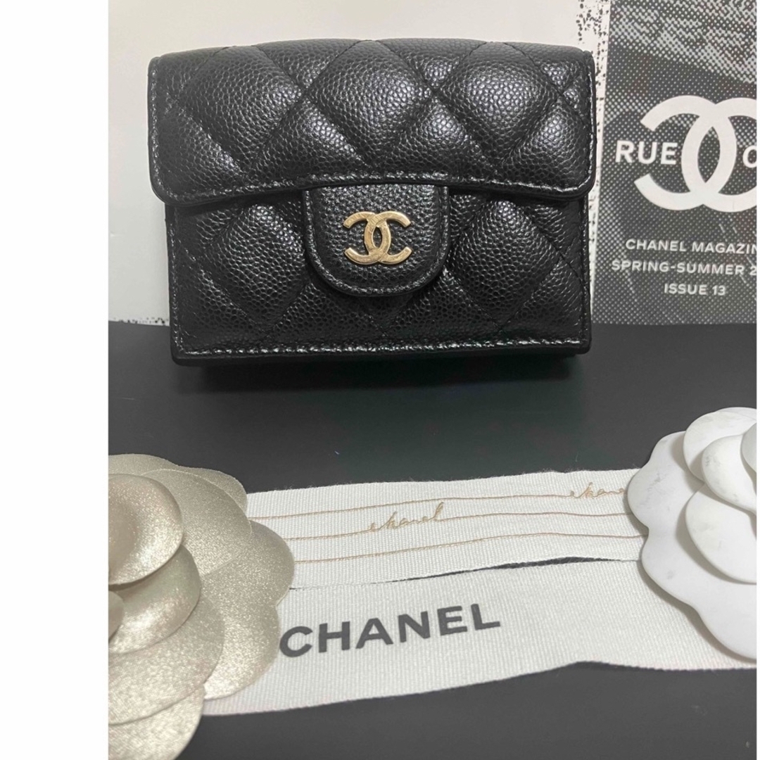 正規品⭐︎美品　CHANEL シャネル ココマーク マトラッセ 二つ折り 長財布