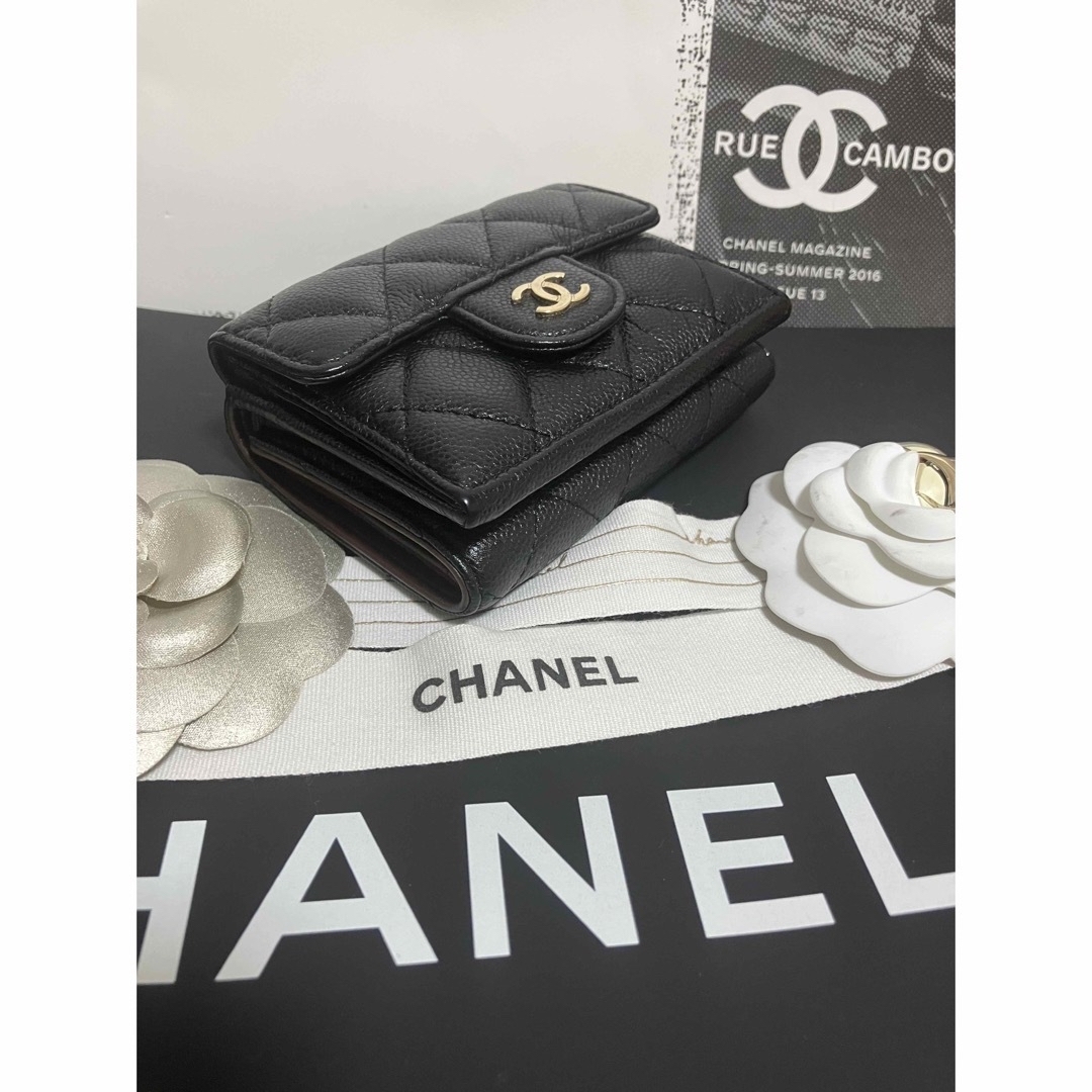 CHANEL - 専用♡超美品♡新作☆シャネル マトラッセ 三つ折り財布