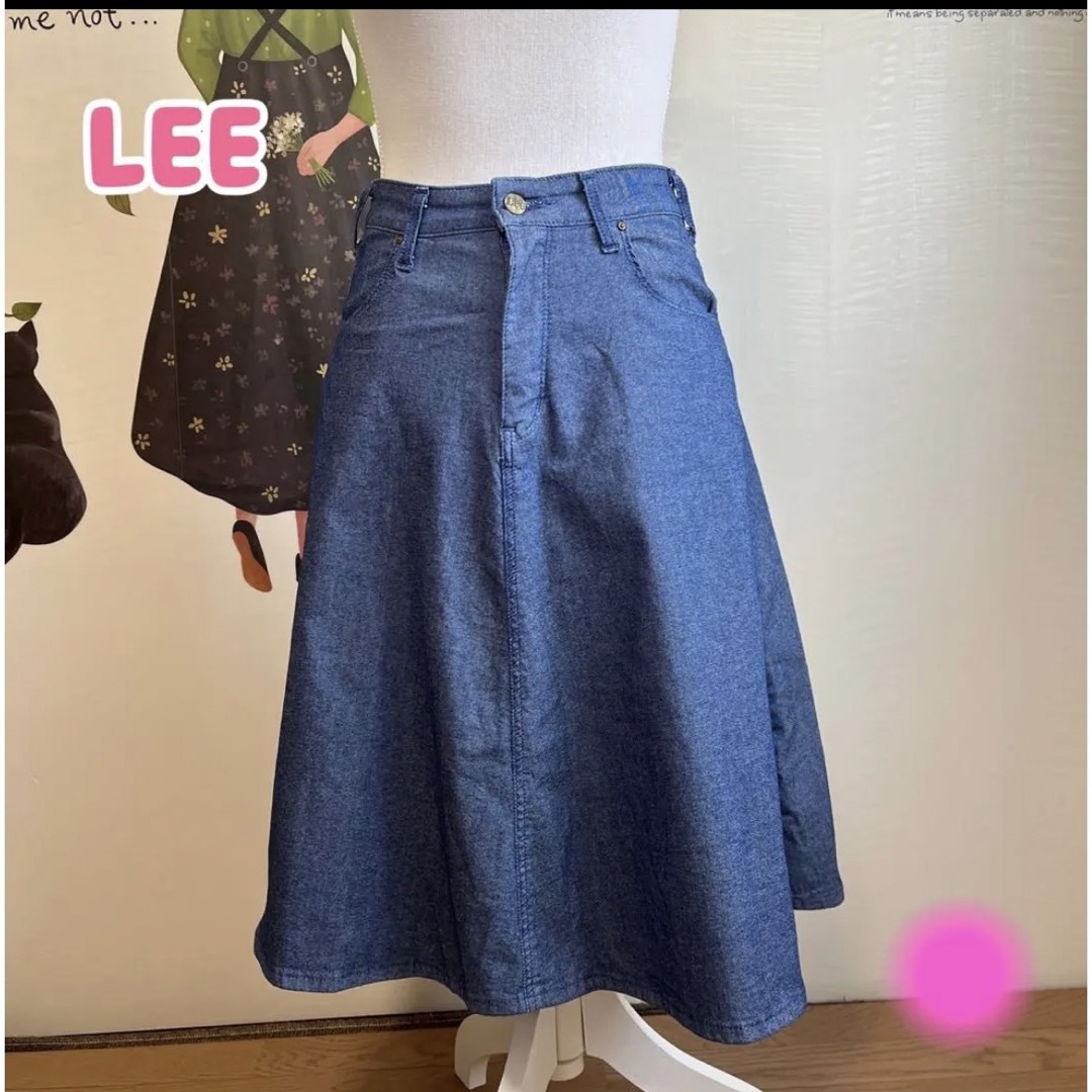 Lee(リー)の◎25 LEE リー (日本製)デニム色スカート レディースのスカート(その他)の商品写真