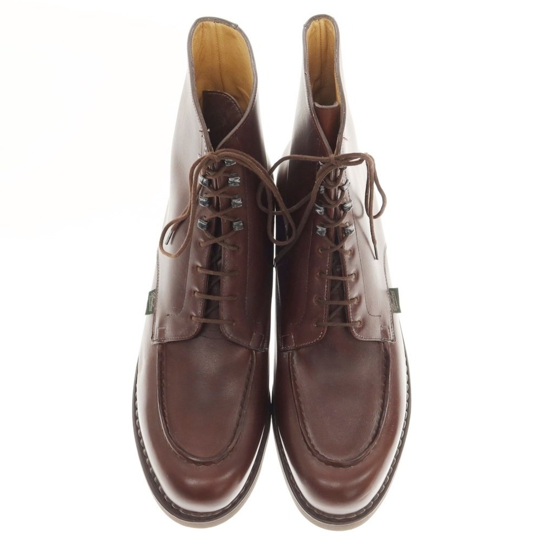 【未使用】パラブーツ Paraboot BEAULIEU Uチップ レースアップブーツ ブラウン【サイズ11 F】【メンズ】