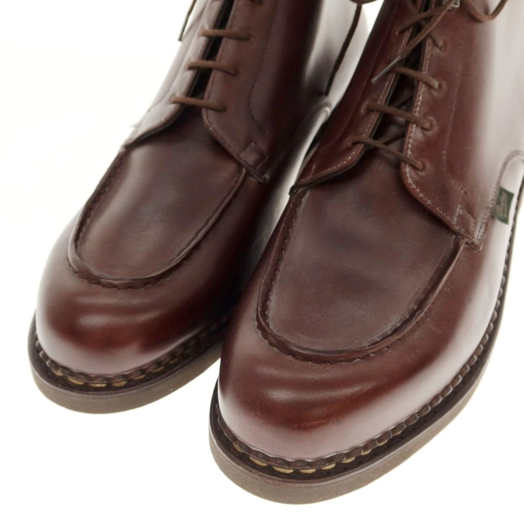 【未使用】パラブーツ Paraboot BEAULIEU Uチップ レースアップブーツ ブラウン【サイズ11 F】【メンズ】