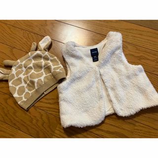 ベビーギャップ(babyGAP)のbaby GAP 帽子&ファーベスト(帽子)