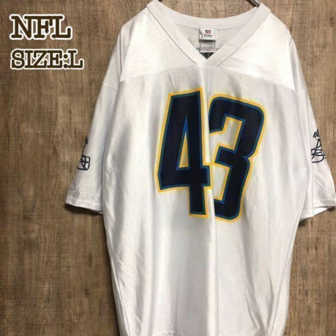 NFL ロサンゼルス・チャージャーズ　ゲームシャツ　ホワイト　ビッグサイズ　L