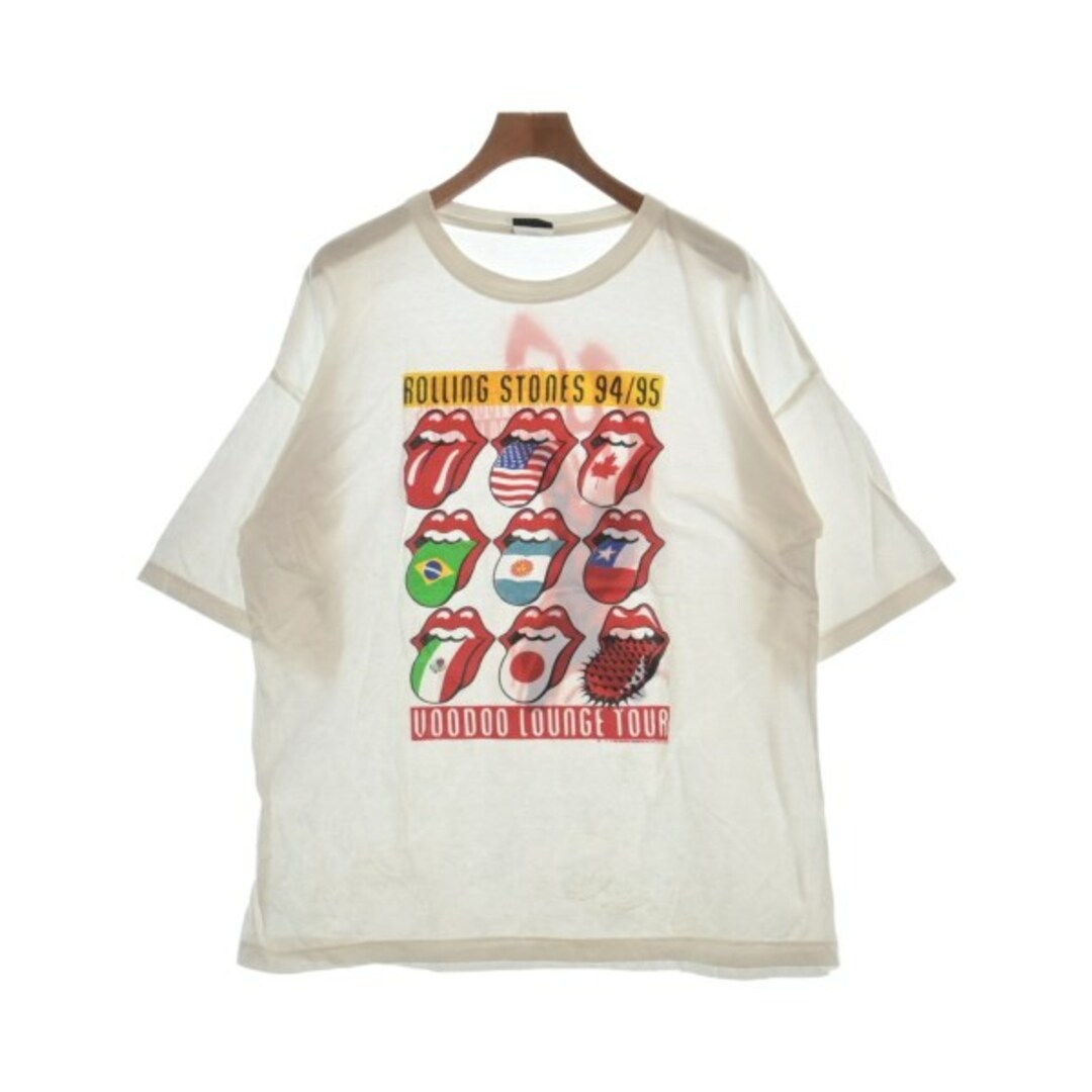 THE ROLLING STONES Tシャツ・カットソー L 白