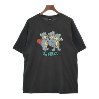 エルエムシー(LMC)のLMC エルエムシー Tシャツ・カットソー L グレーx青 【古着】【中古】(Tシャツ/カットソー(半袖/袖なし))