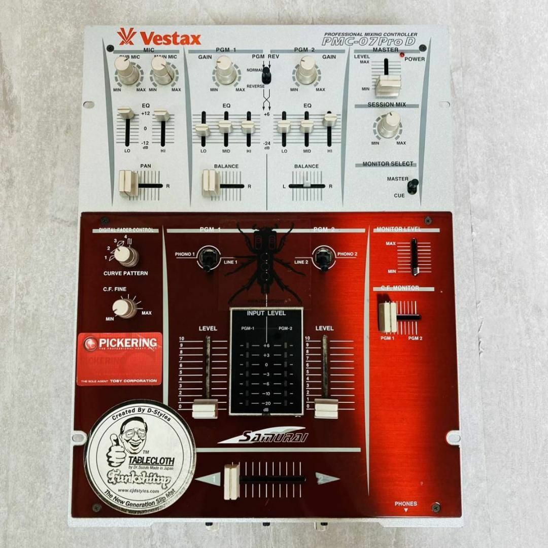 Vestax　べスタックス　PMC-07 ProD　SAMURAI DJミキサー 2