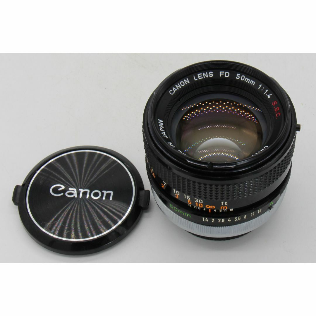 整備済み CANON NEW FD 50mm F2 単焦点レンズ