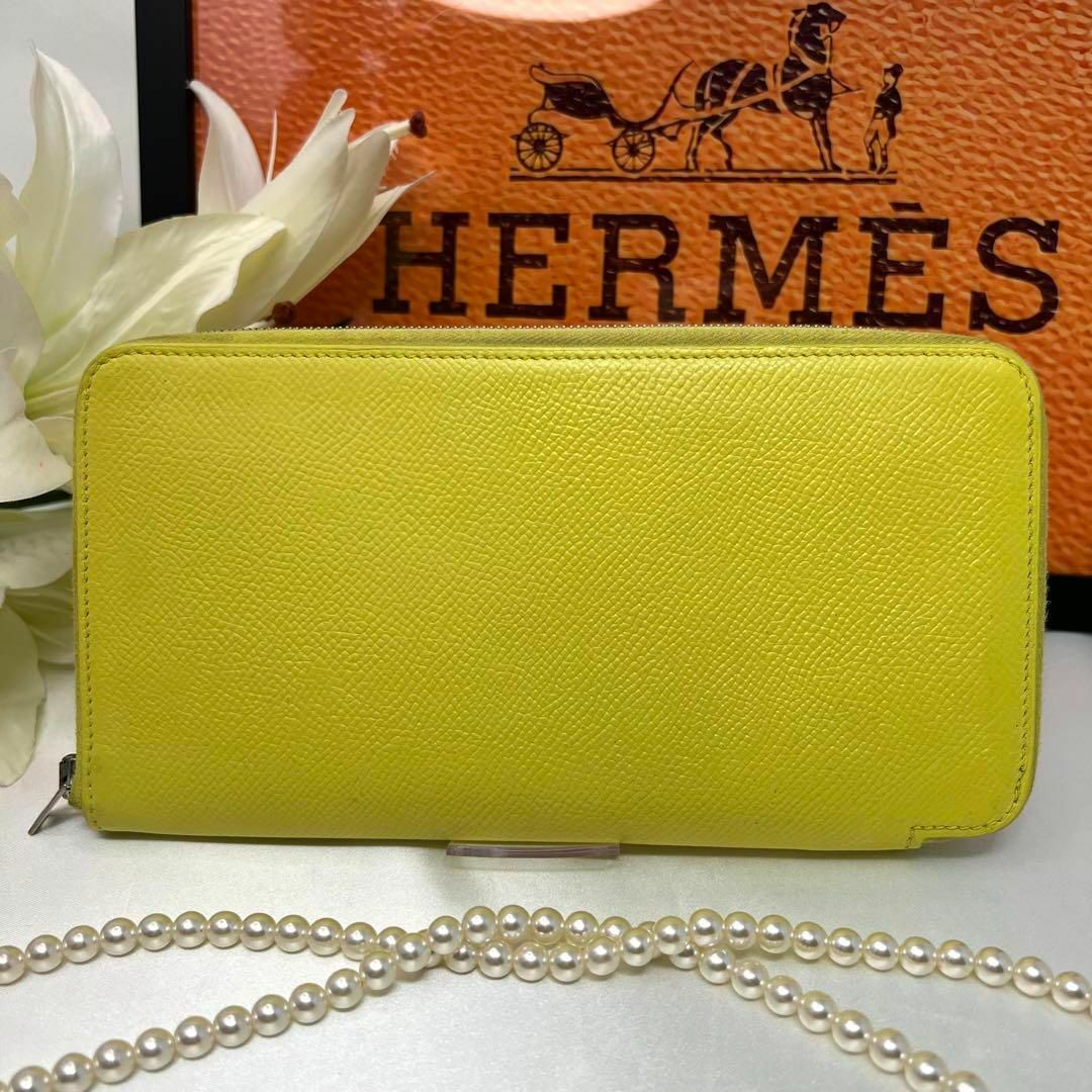 Hermes - HERMES エルメス アザップ シルクイン ラウンドファスナー 長