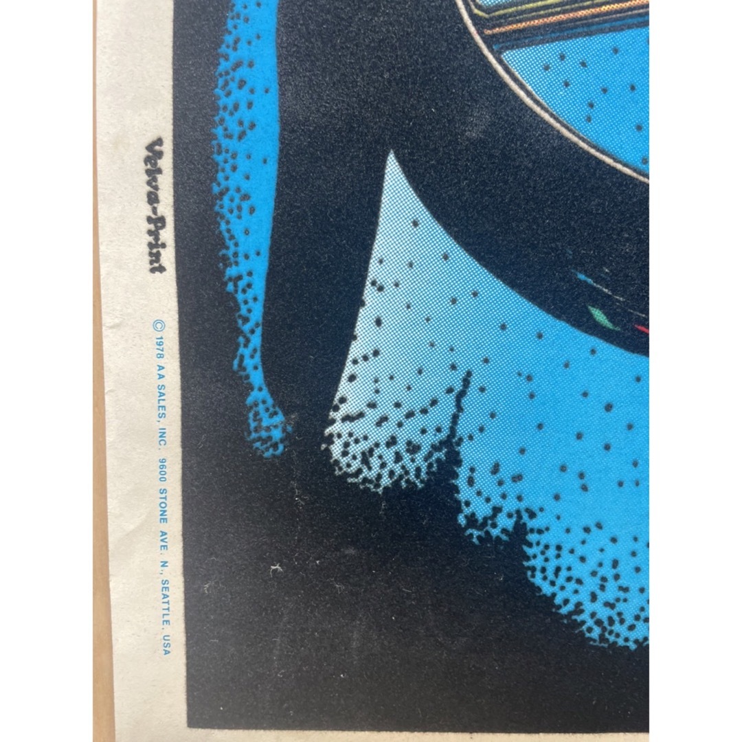 レア　レトロ　ブラックライトポスター　70s 70年代 ヒッピー サイケデリック