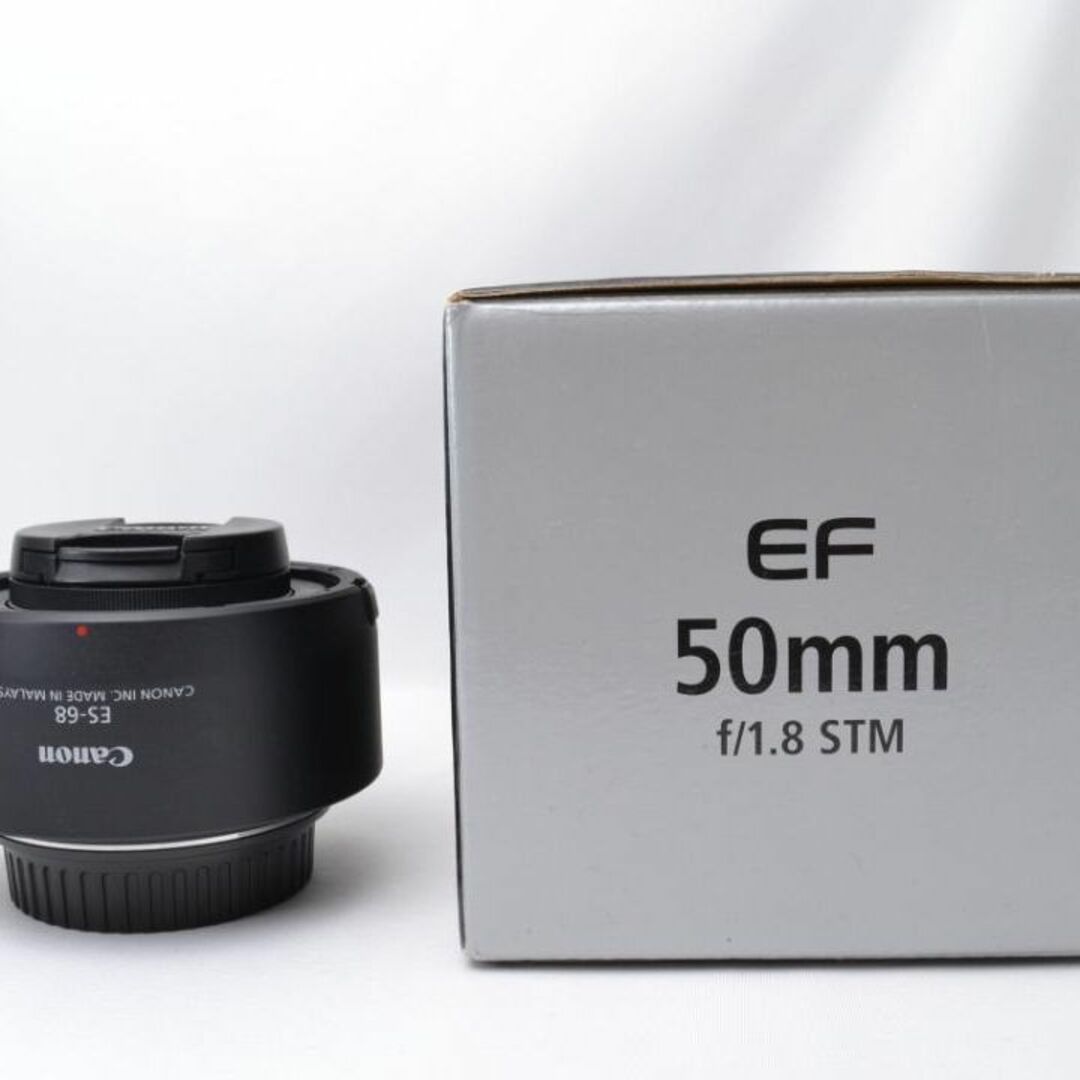 Canon キャノン EF mm F1.8 新型 STM 単焦点 元箱付   レンズ単焦点