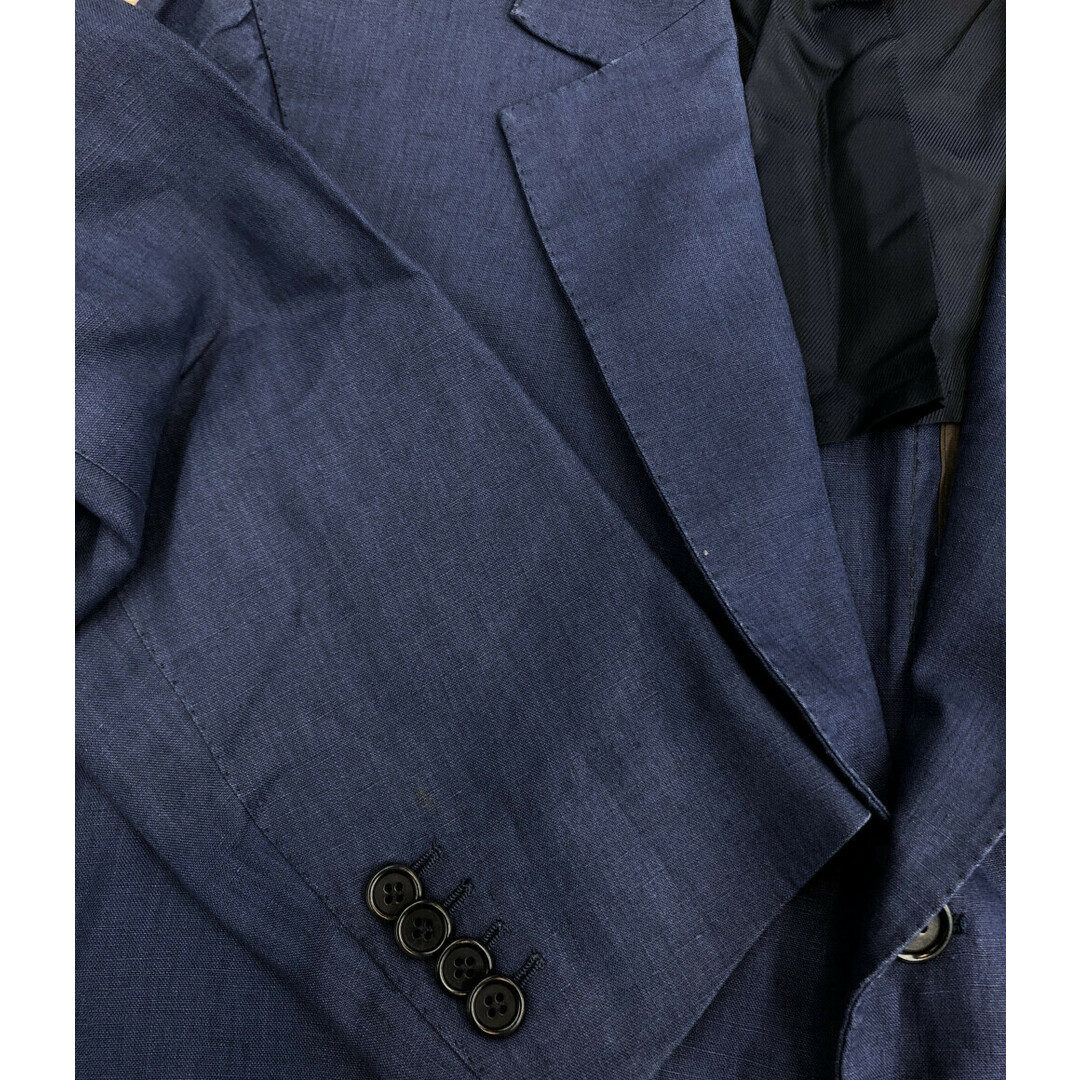 LUIGI BORRELLI(ルイジボレッリ)のルイジボレッリ テーラードリネンジャケット メンズ 50 メンズのジャケット/アウター(テーラードジャケット)の商品写真