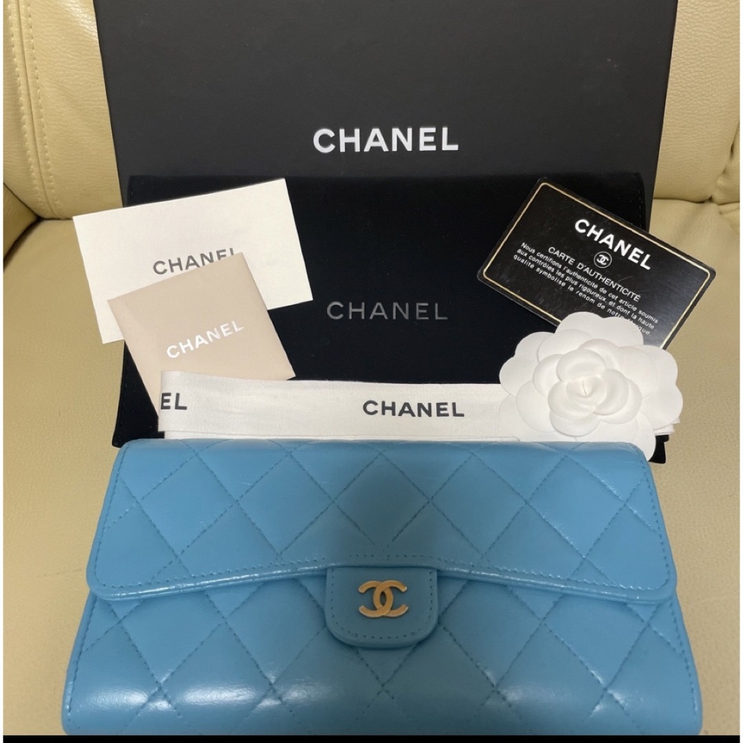 【正規品・極美品】CHANEL ロングフラップウォレット