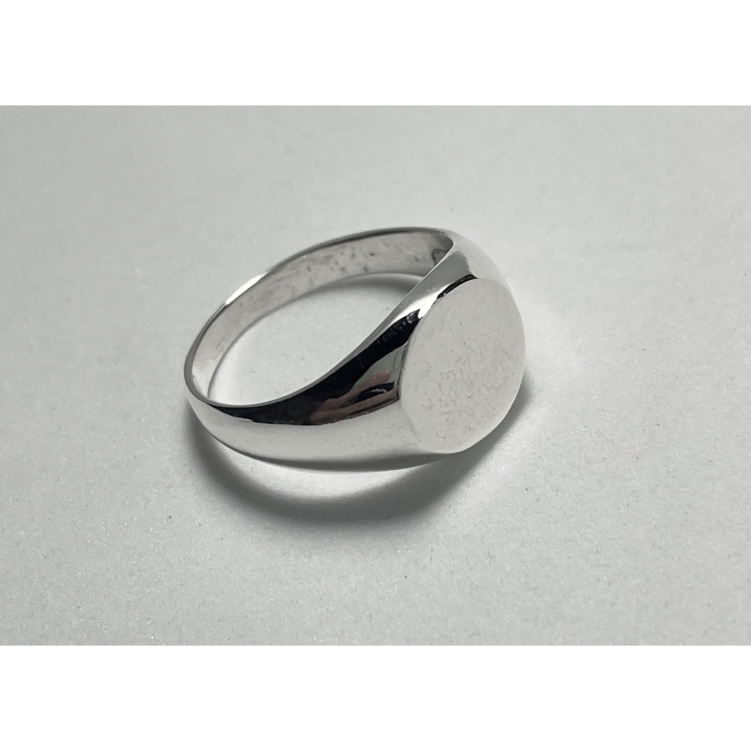 シグネットリングメンズアクセサリーシルバー925銀ペア指輪オーバル22号Rf2亞 メンズのアクセサリー(リング(指輪))の商品写真