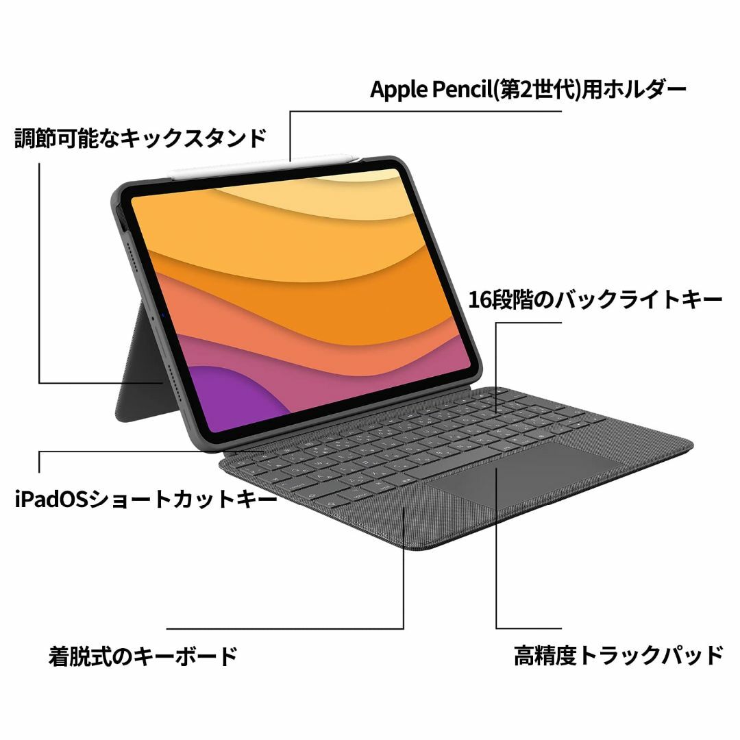 ロジクール Logicool iPad Air 10.9インチ 第5世代 第4世 7