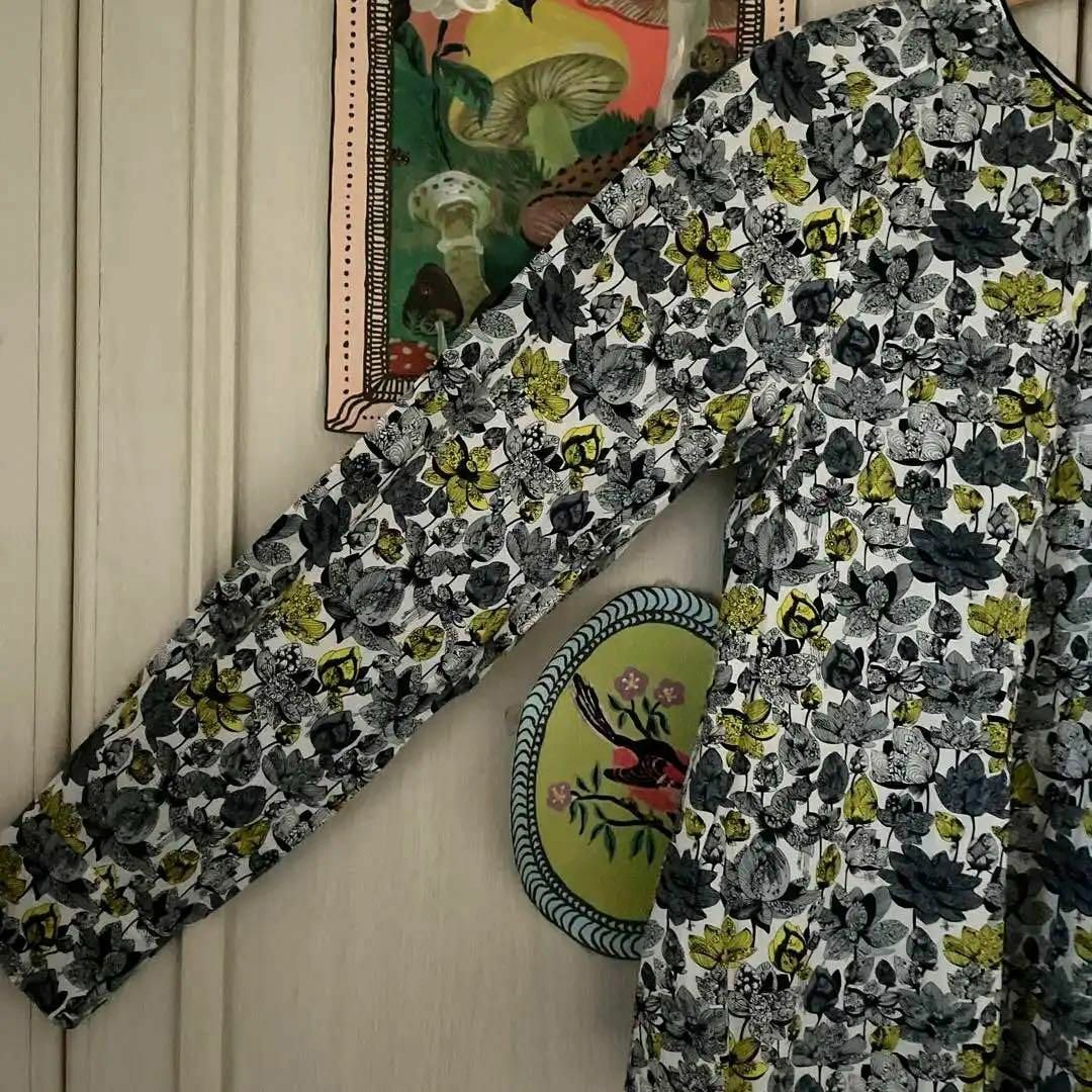72 LIBERTY リバティ 花柄 ブラウス シャツ カットソー トップス-