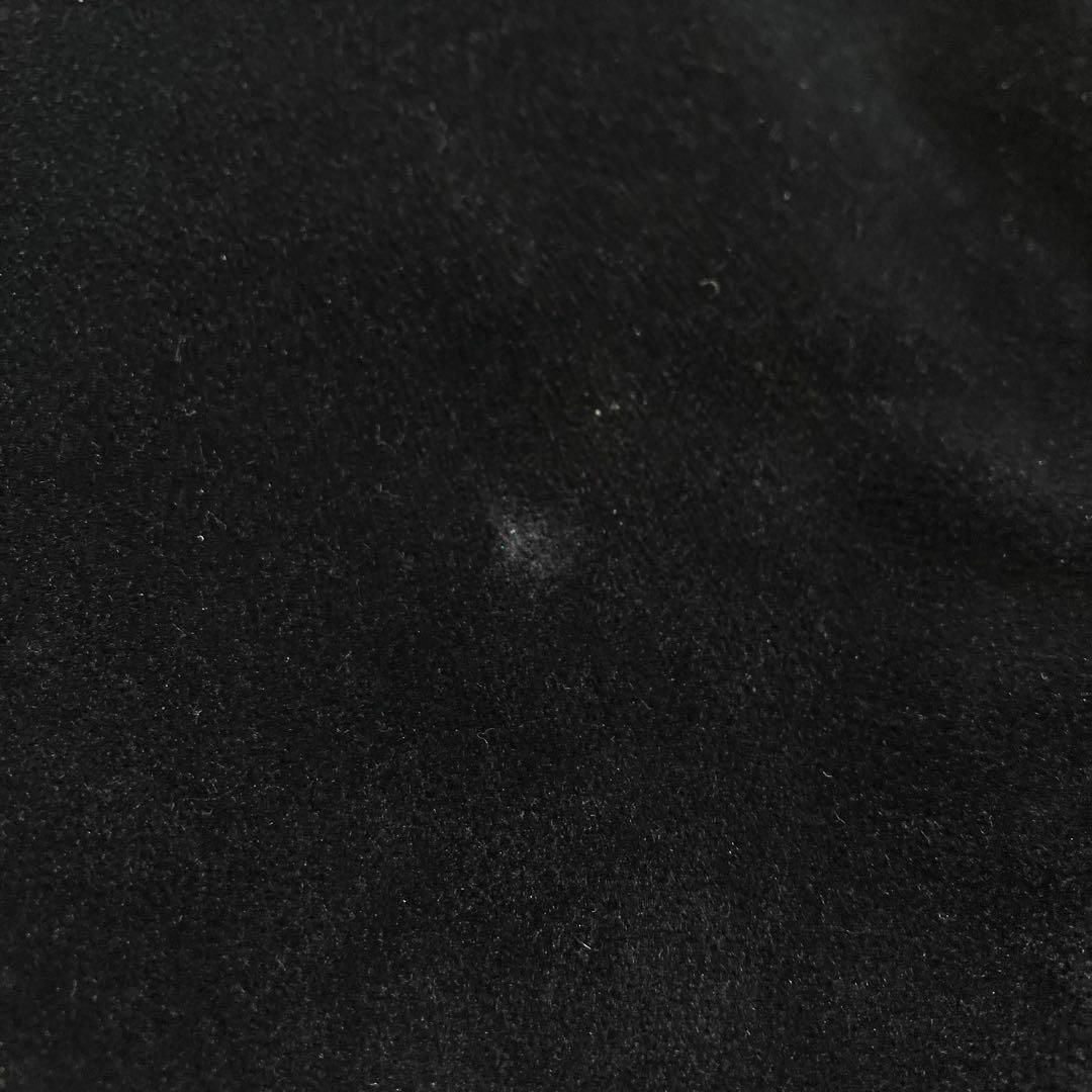 ドルチェ＆ガッバーナ ロングコート ベロア ブラック イタリア製 38 裏地ロゴ 6