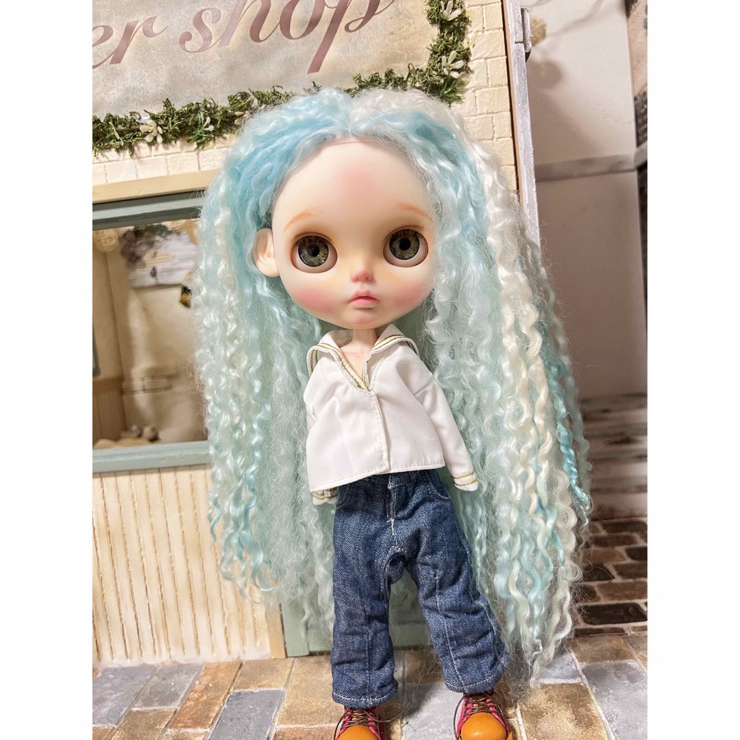 SALE 頭皮付きモヘアウィッグ ブライス カスタムブライスの通販 by