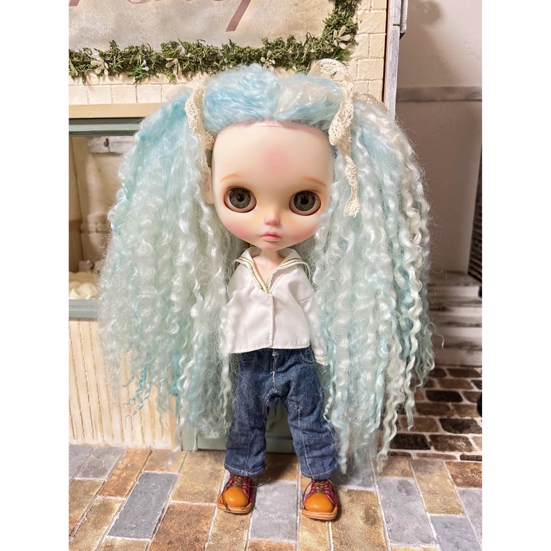 SALE 頭皮付きモヘアウィッグ ブライス カスタムブライスの通販 by