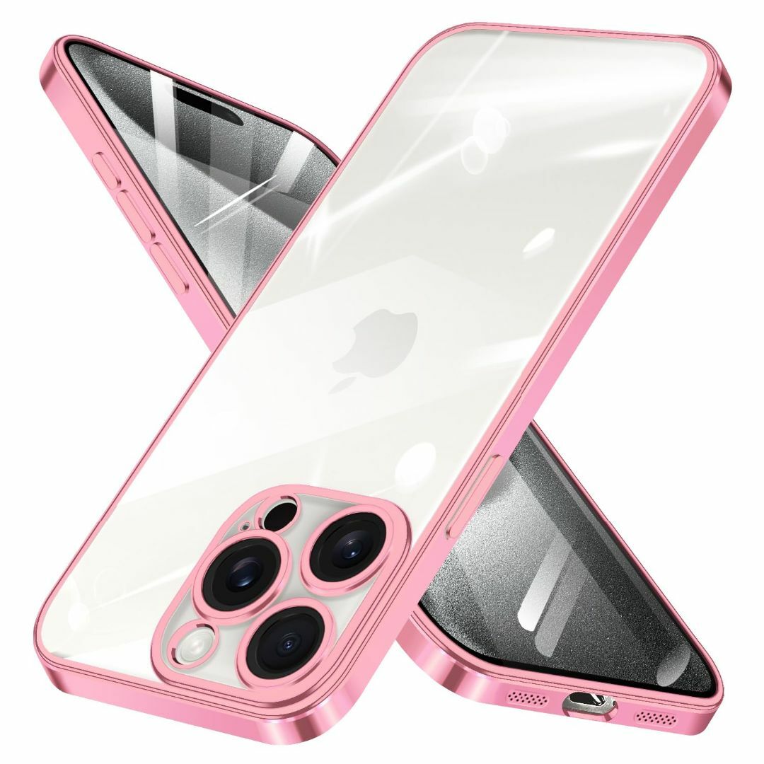 【色: ローズゴールド】iPhone 15 Pro Max 用 ケース クリア