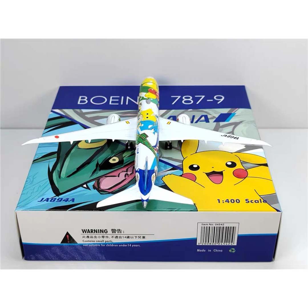@新品@全日空B787-9 ポケモン特別塗装ジェット 1/400