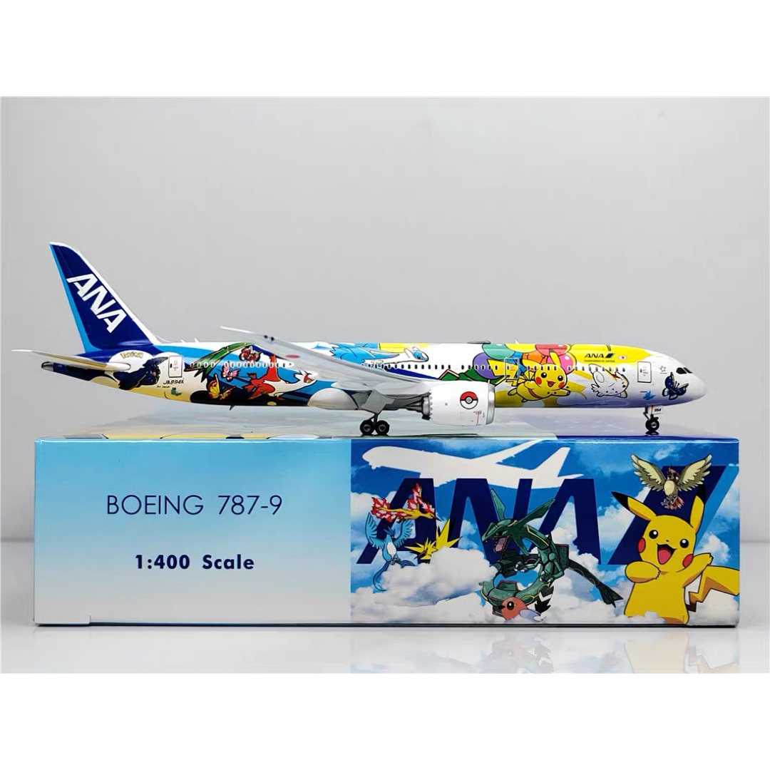 @新品@全日空B787-9 ポケモン特別塗装ジェット　1/400