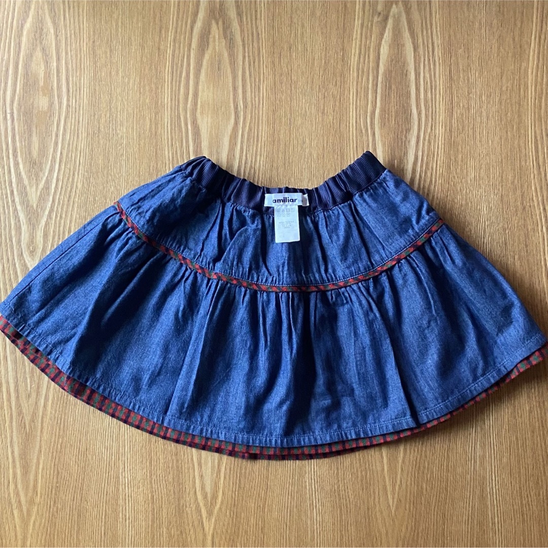 【お取置き中】ファミリア 新品スカート 110