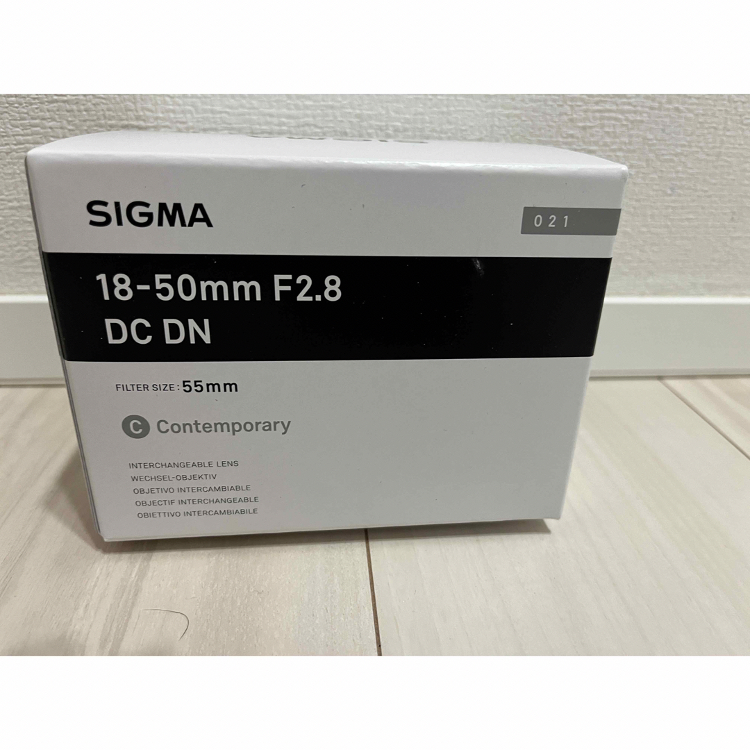 SIGMA(シグマ)の新品未使用　シグマ 18-50mm F2.8 DC DN ソニーE用 スマホ/家電/カメラのカメラ(レンズ(ズーム))の商品写真
