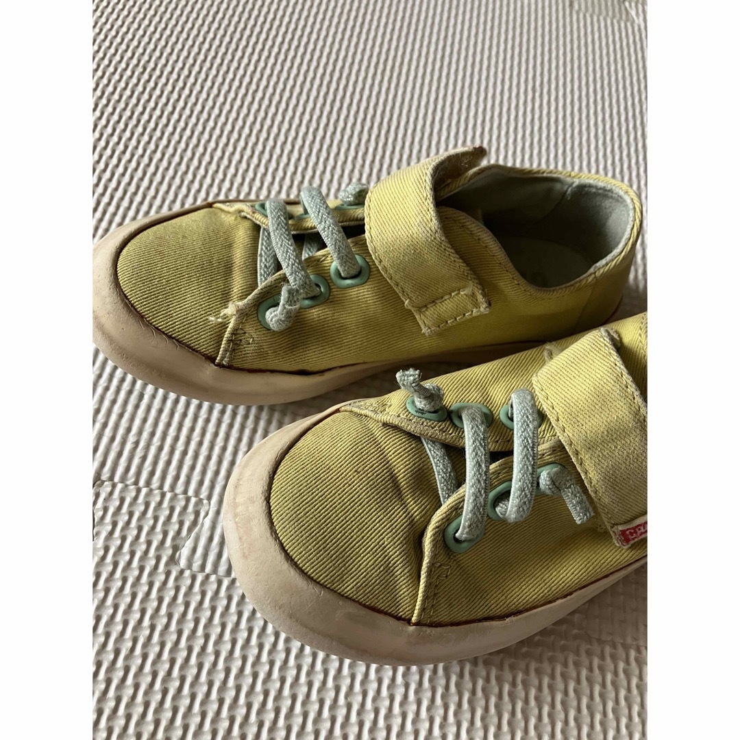 CAMPER(カンペール)のカンペール 16㎝（25）レモンイエロー キッズ/ベビー/マタニティのキッズ靴/シューズ(15cm~)(スニーカー)の商品写真