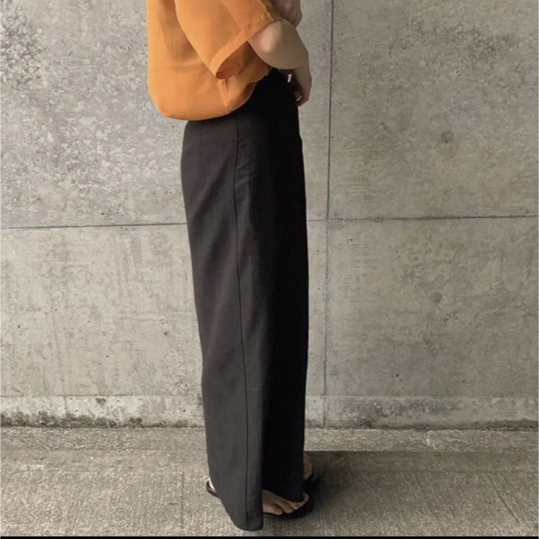 SELECT MOCA(セレクトモカ)のselectmoca リネンセンターボックスタックタイトスカート レディースのスカート(ロングスカート)の商品写真