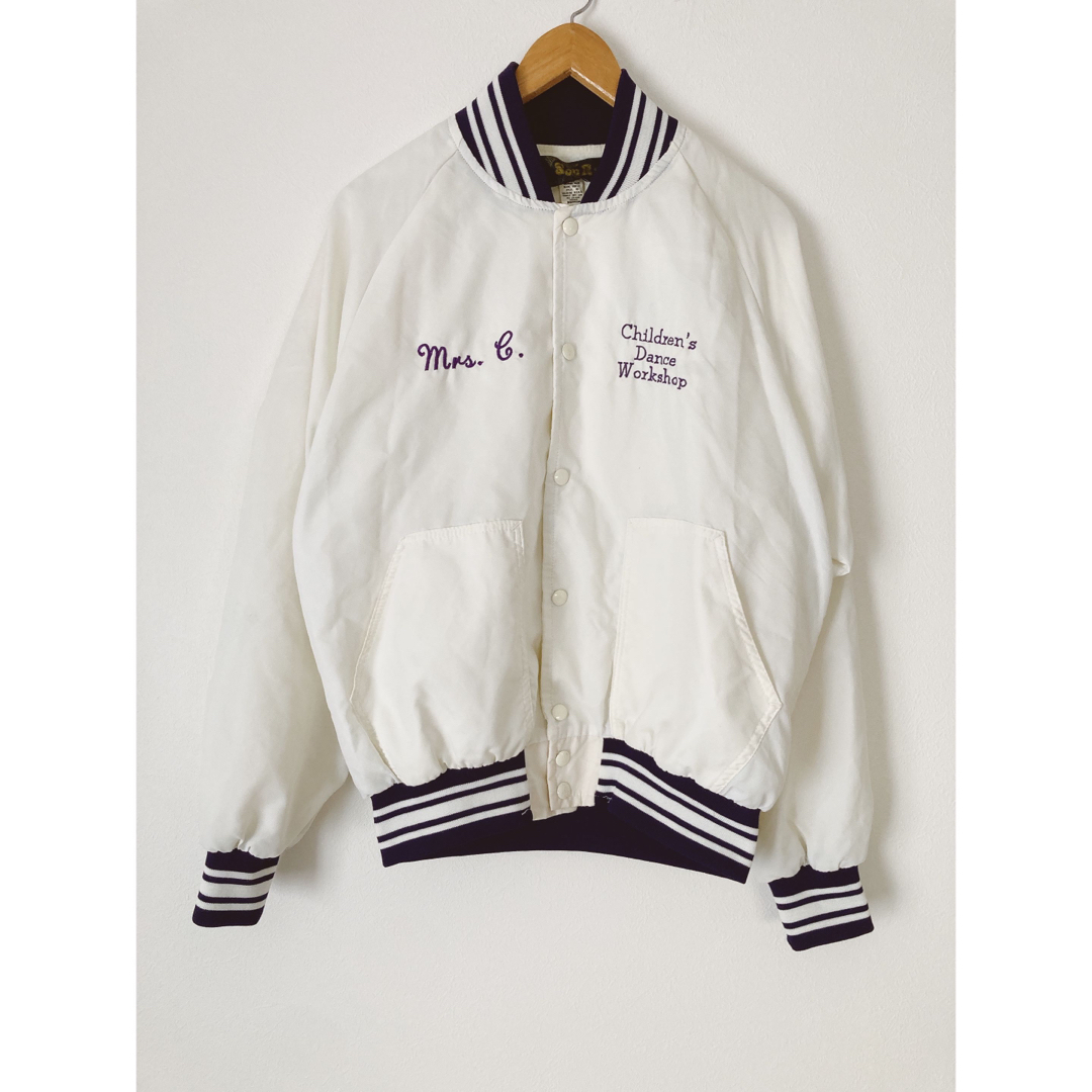 90's 古着 USA製 SON RAY ナイロンスタジャン ナイロンブルゾンの通販