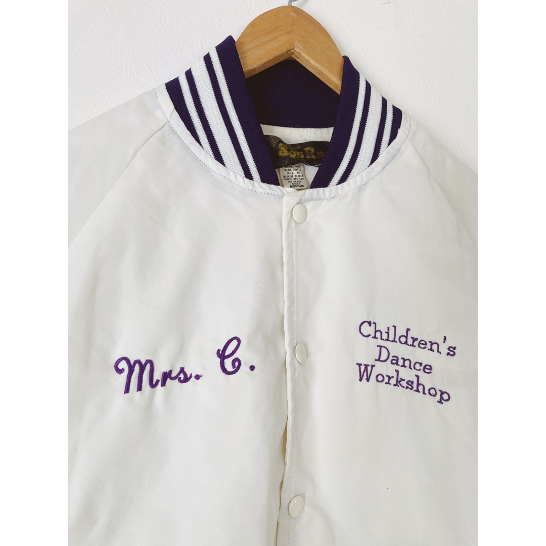 90's 古着 USA製 SON RAY ナイロンスタジャン ナイロンブルゾンの通販