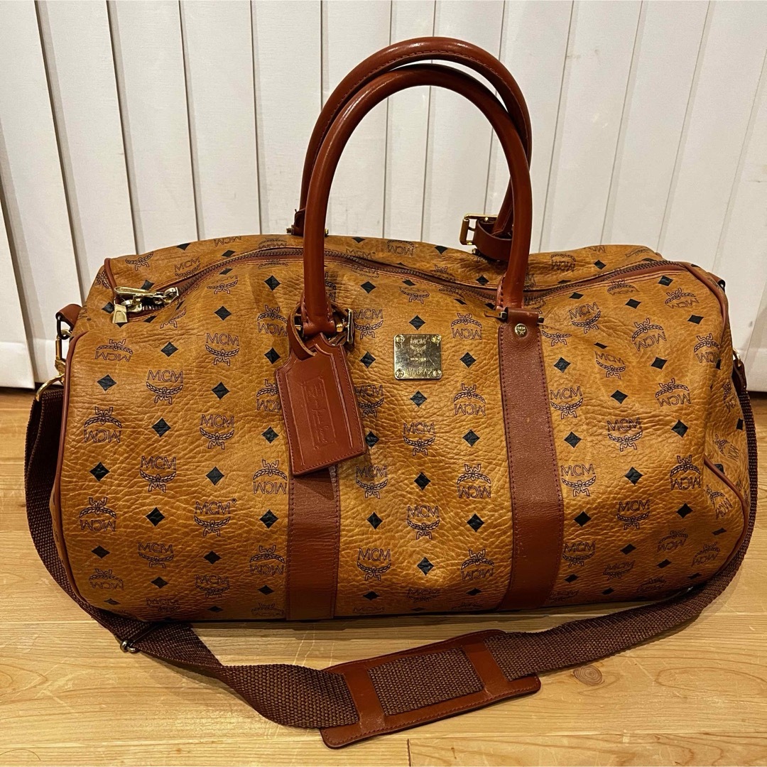 【美品】MCM 　ミニボストン　2WAY ヴィセトス　MCM柄ショルダー