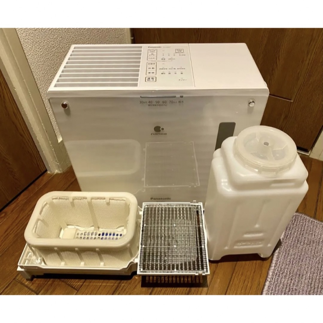 Panasonic - 美品 Panasonic FE-KXS07-W ヒーターレス気化式加湿機の