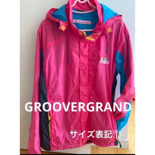 GROOVERGRAND ピンク　ウィンドブレーカー　上着(ナイロンジャケット)