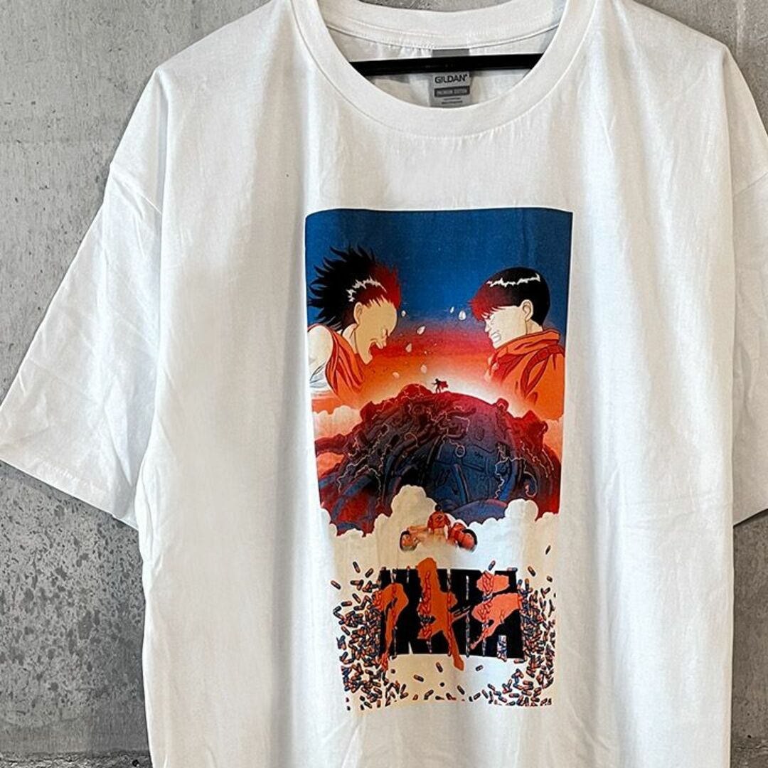 AKIRA アキラ 映画 アニメ Tシャツ 金田 哲雄 レトロ エモい 個性の