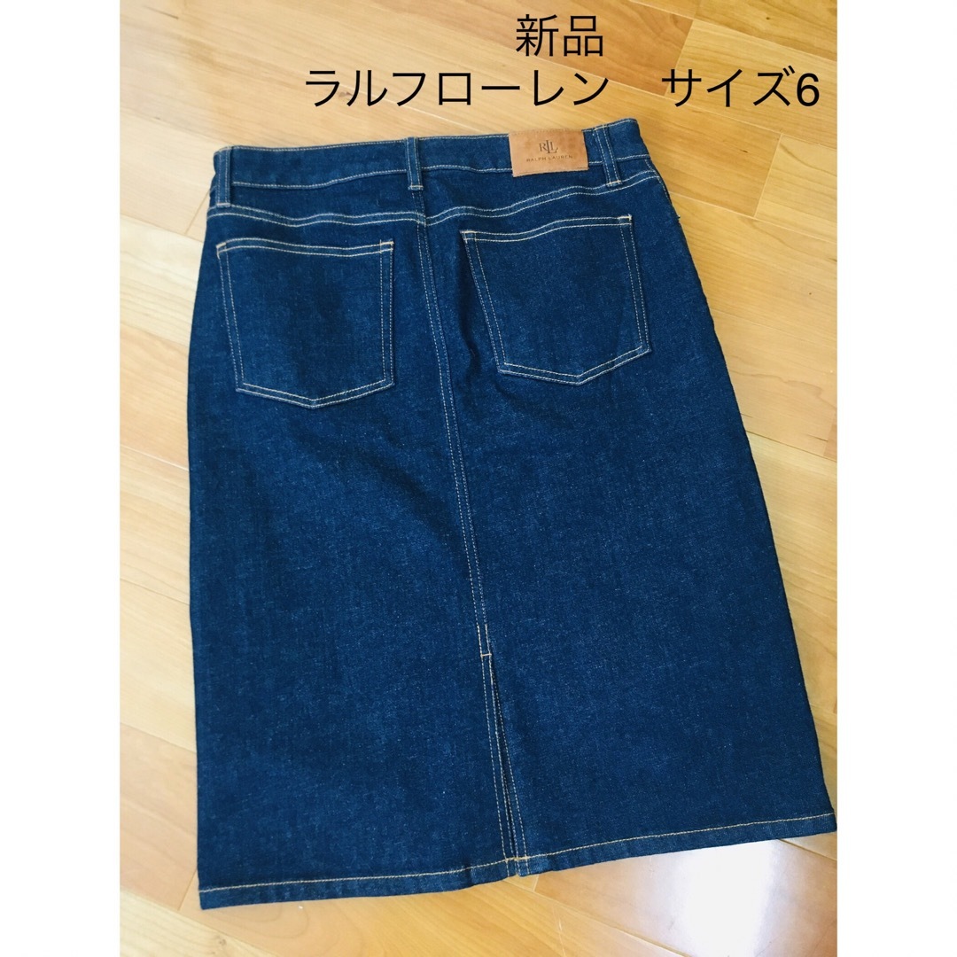 Ralph Lauren(ラルフローレン)の新品　ラルフローレン　デニムスカート　サイズ6 レディースのパンツ(デニム/ジーンズ)の商品写真