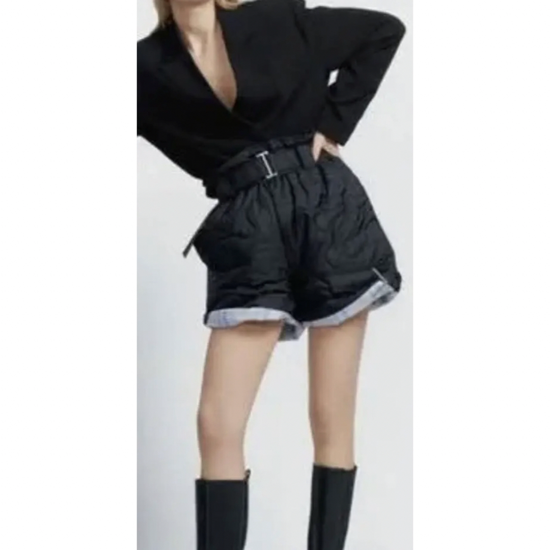 新品】GANNI ガニー 中綿 ハイウエスト ハーフパンツ - ハーフパンツ