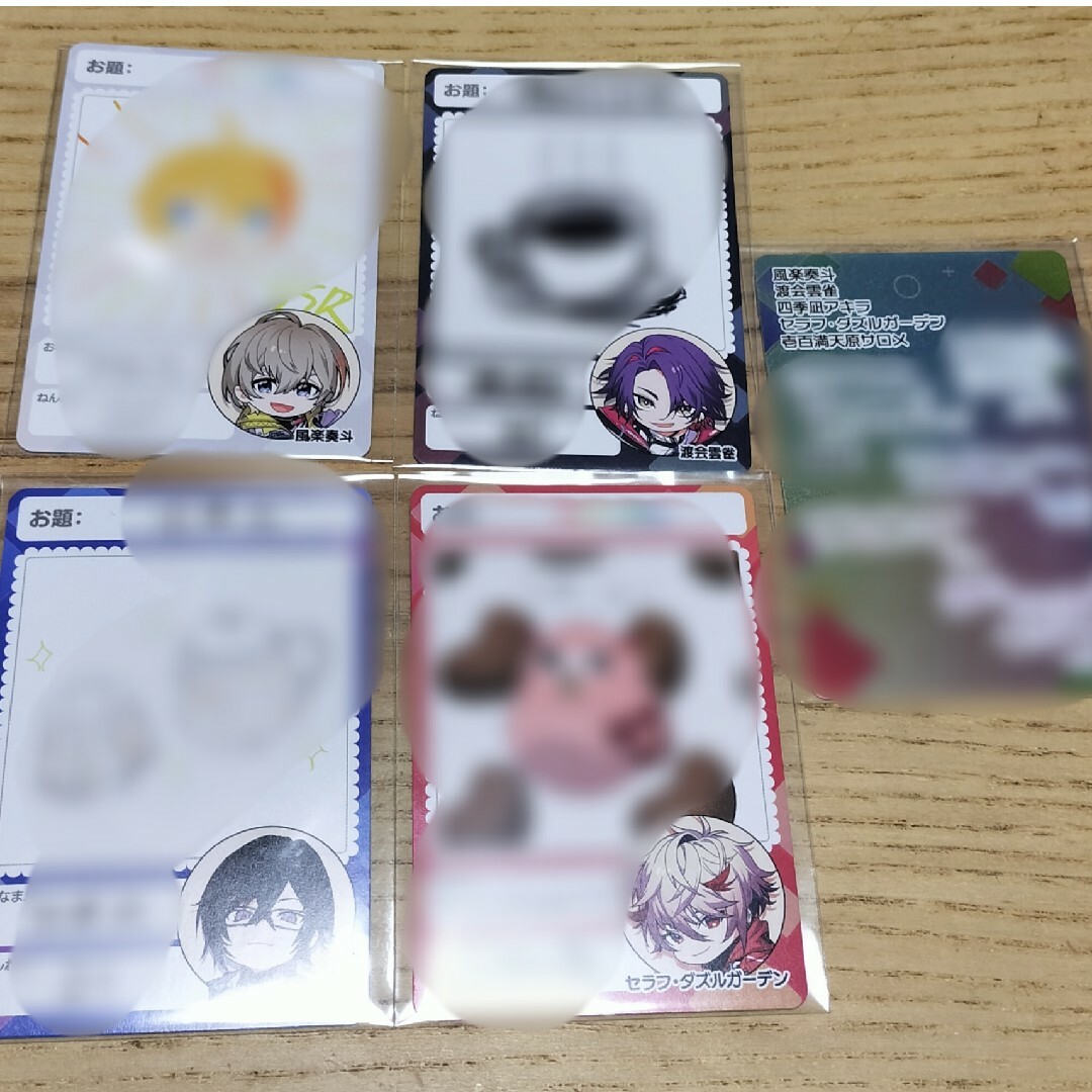 にじさんじチップスvol.5 Voltaction 手書きセット エンタメ/ホビーのアニメグッズ(その他)の商品写真