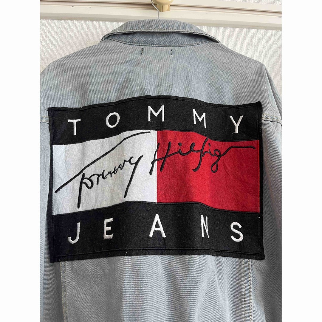 TOMMY HILFIGER(トミーヒルフィガー)のトミーフィルフィガー　デニム　ジャケット メンズのジャケット/アウター(Gジャン/デニムジャケット)の商品写真