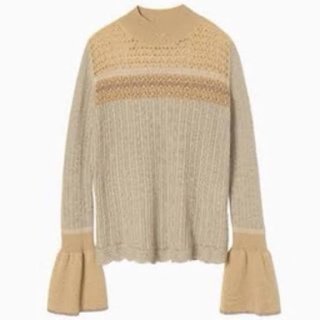 マメ(mame)のMame Nostalgic Pattern Knit Sweater(ニット/セーター)