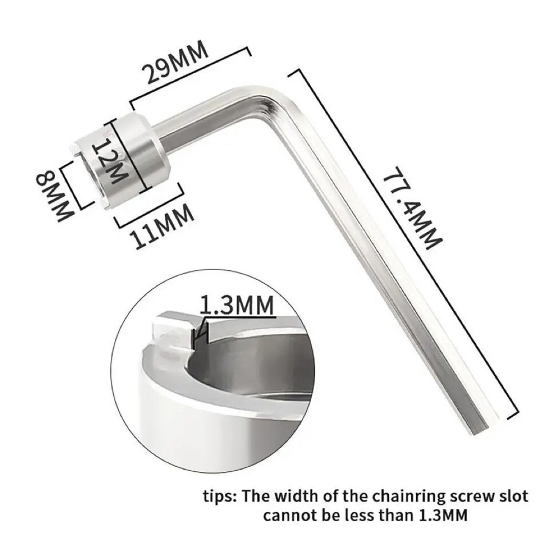 チェーンリンクボルト ペグスパナ ペグレンチ 新型工具 スポーツ/アウトドアの自転車(工具/メンテナンス)の商品写真