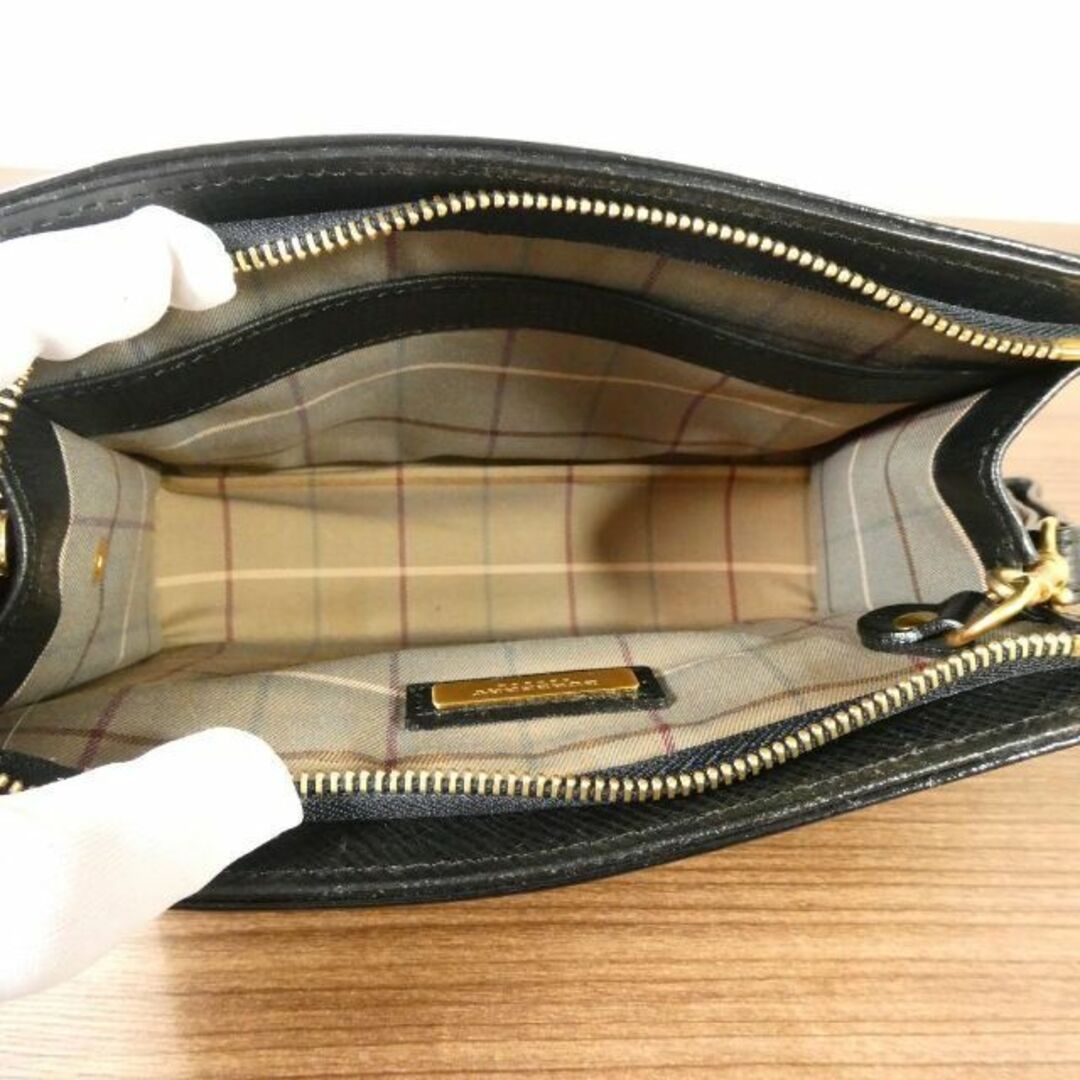 BURBERRY - 良品 綺麗 バーバリーロンドン レザー セカンドバッグ