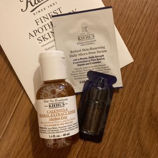 キールズ(Kiehl's)のキールズ　レチノール　美容液　ハーバルトナー　ミッドナイトボタニカル　オイル(美容液)