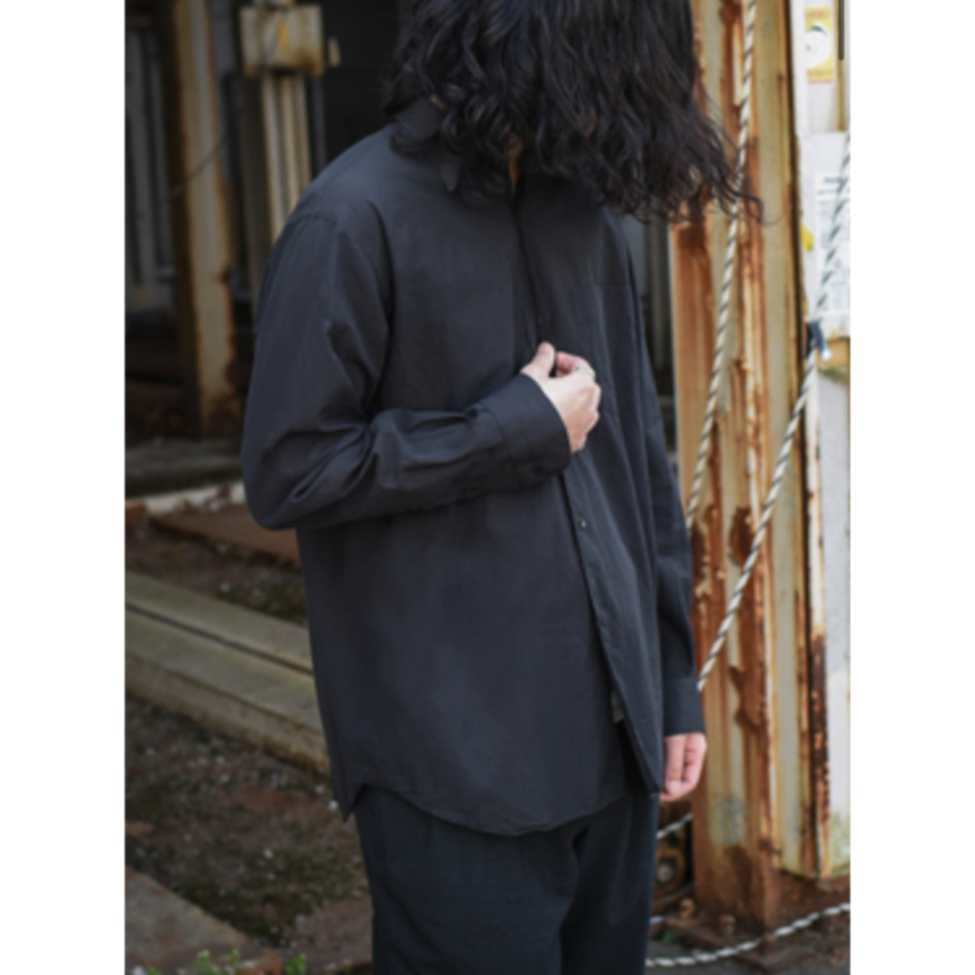 【19ss/希少品】comoli シャツ ブラック サイズ 3