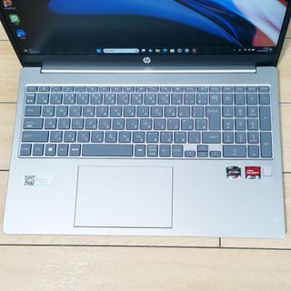 ◆新品◆Win11◆HP◆白◆大画面◆カメラ◆マウス◆ノートパソコン