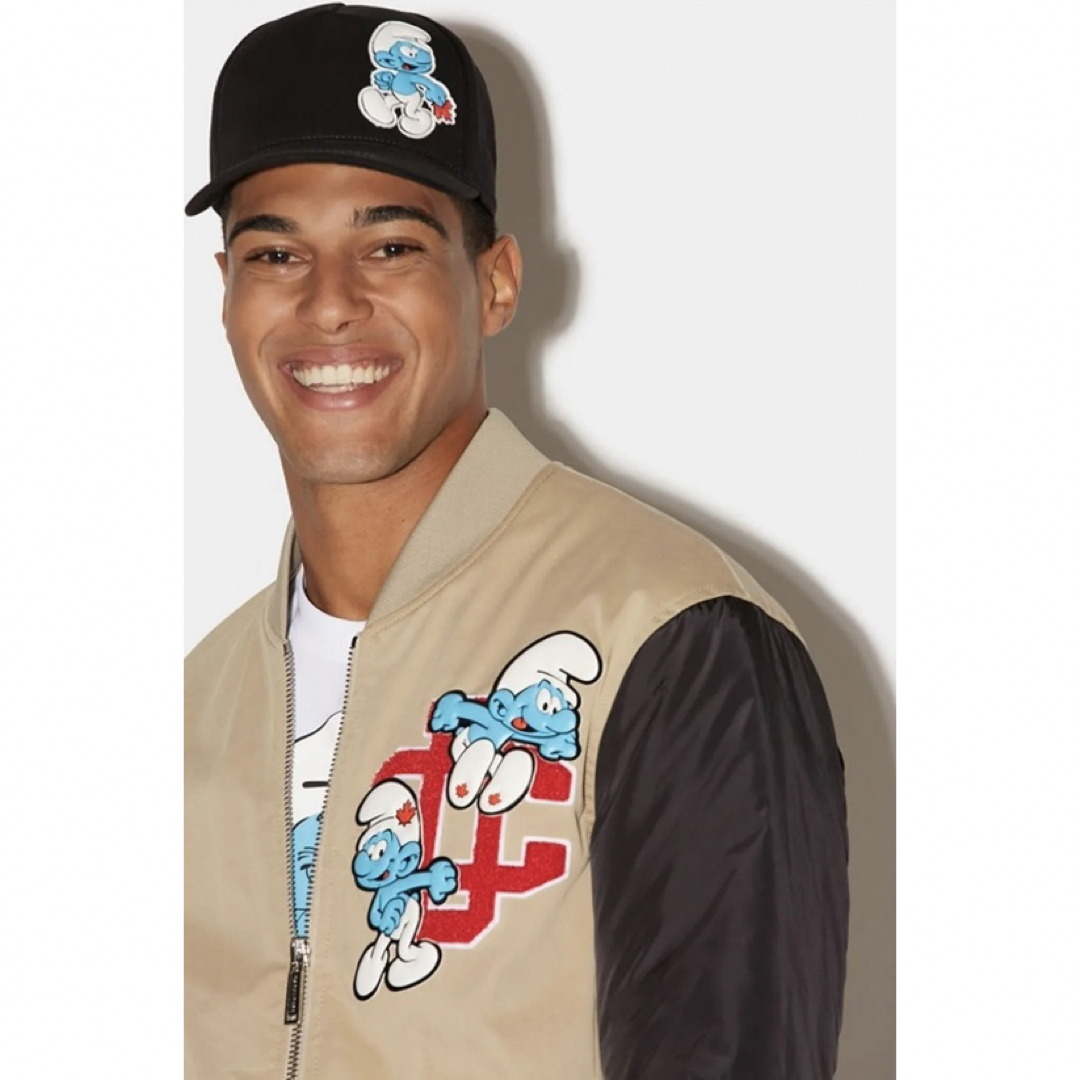 DSQUARED2(ディースクエアード)の新品未使用 DSQUARED2×SMURFS スタジャン 44 メンズのジャケット/アウター(スタジャン)の商品写真