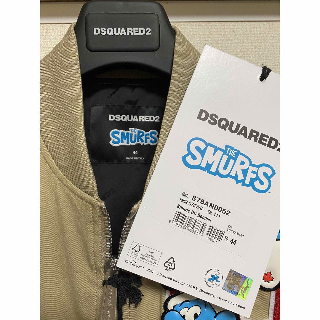 DSQUARED2 - 新品未使用 DSQUARED2×SMURFS スタジャン 44の通販 DSQUARED2 - 新品未使用 DSQUARED2×SMURFS スタジャン 44の通販