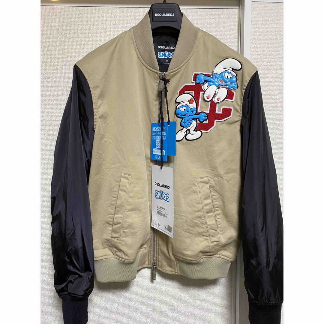 新品未使用 DSQUARED2×SMURFS スタジャン 44