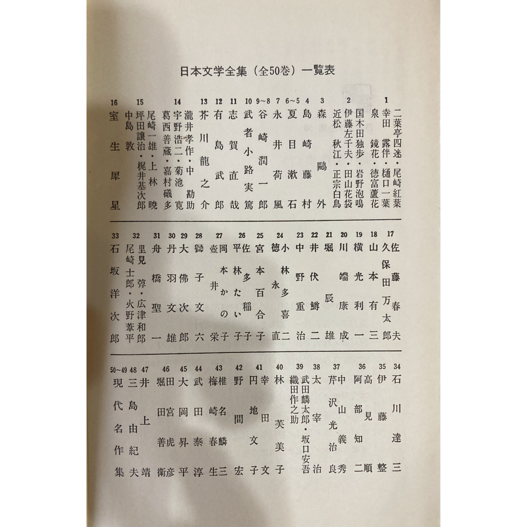 日本文学全集 新潮社 全50巻セット【要2セット申込】2/2 申込後値引き