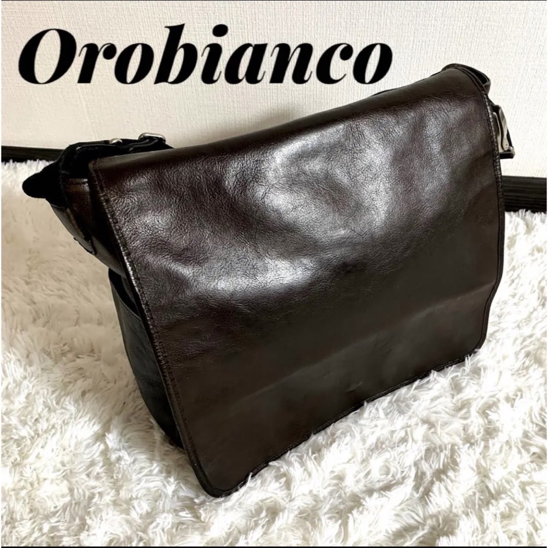 Orobianco   美品‼️オロビアンコ ショルダーバック ブラウンの